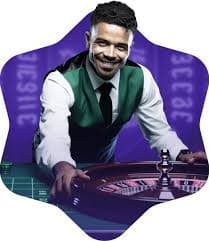 Studio live-dealer mahjong118 dengan presenter profesional dan multi-kamera untuk blackjack, roulette, dan baccarat